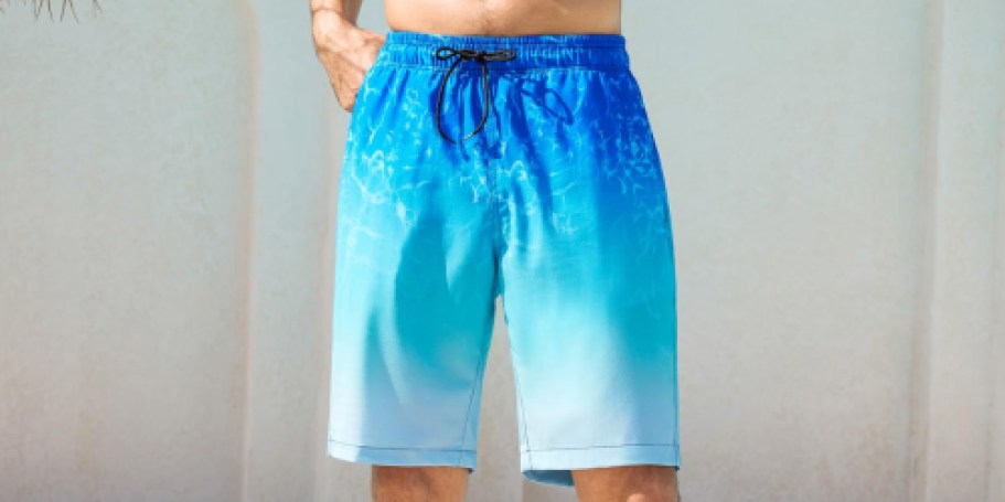 Men’s Swim Trunks Only $13.49 on Amazon (Reg. $27)