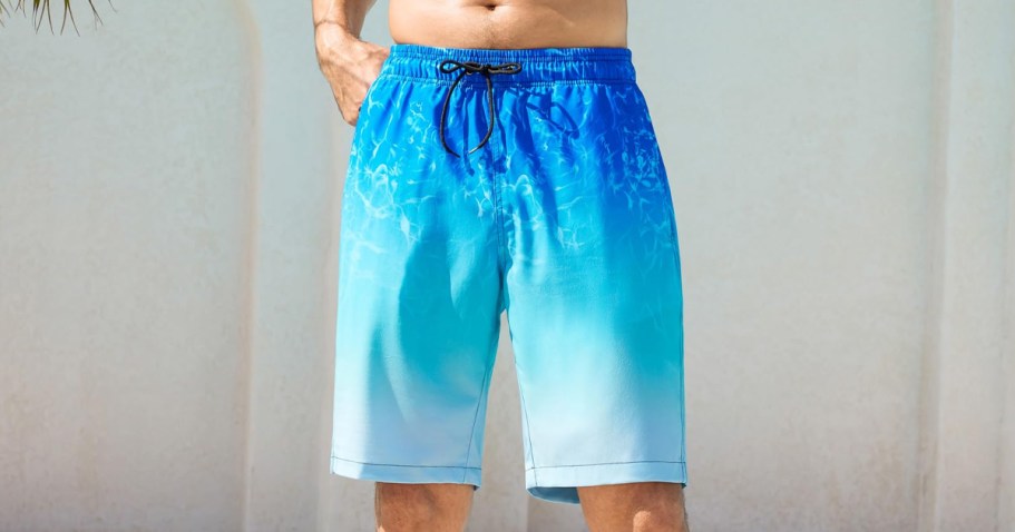 Men’s Swim Trunks Only $13.49 on Amazon (Reg. $27)