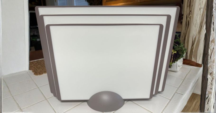 Cutting Board 3-Pack w/ Holder Just $10.99 Shipped for Prime Members
