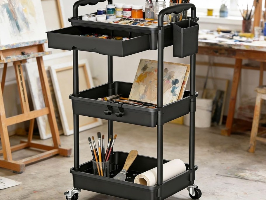 Rolling Storage Cart w/ Drawer Just $11.99 on Amazon (Reg. $25)