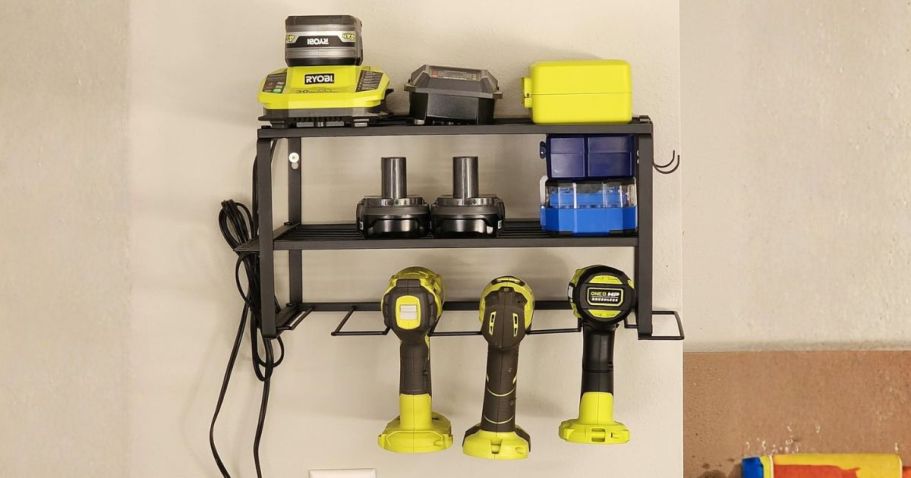 Wall-Mounted Storage Tool Organizer Just $11.99 Shipped for Prime Members