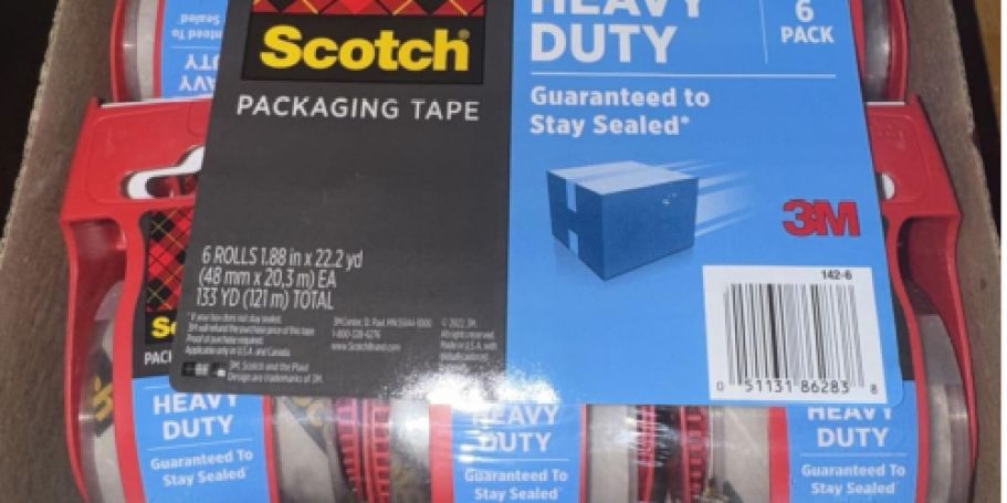 Scotch Heavy-Duty Tape 6-Pack Only $11.99 Shipped on Amazon (Reg. $20)