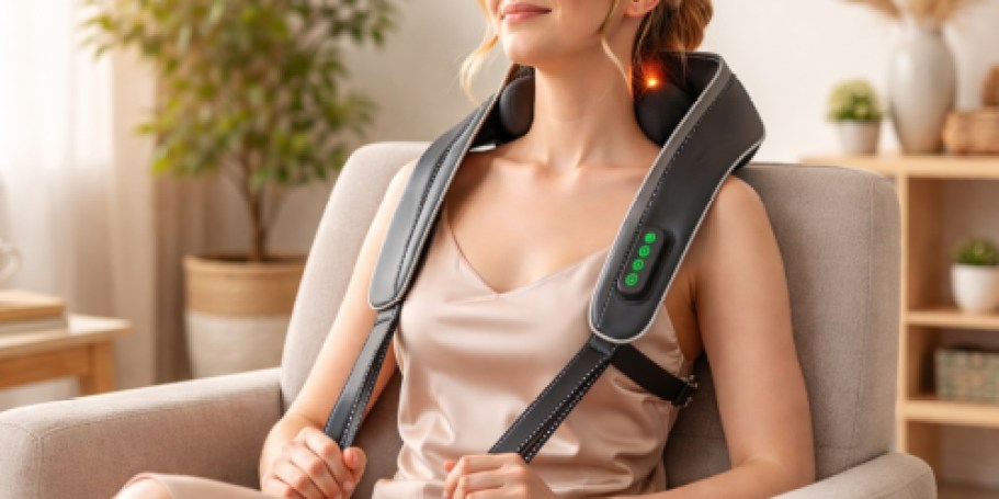 Neck & Back Massager Only $21.99 Shipped on Amazon