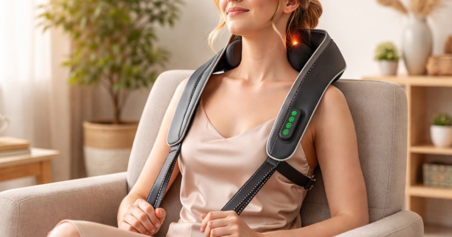 Neck & Back Massager Only $21.99 Shipped on Amazon