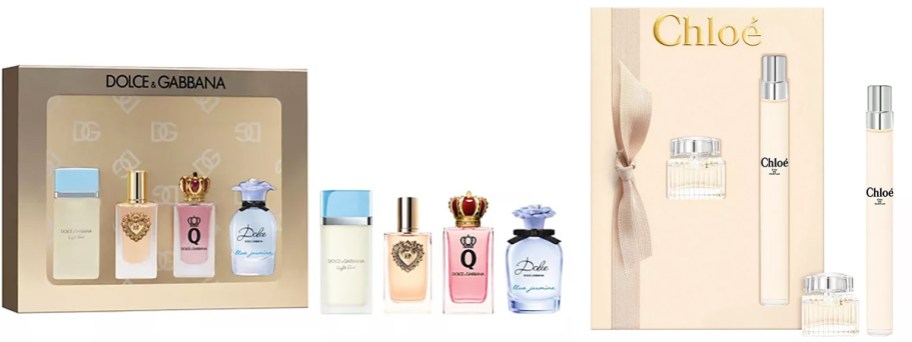 Dolce&Gabbana and Chloe fragrance gift sets