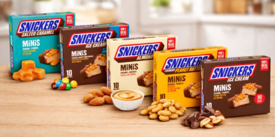 Snickers Ice Cream Minis Are Hitting Shelves & We Can’t Wait to Try Them!