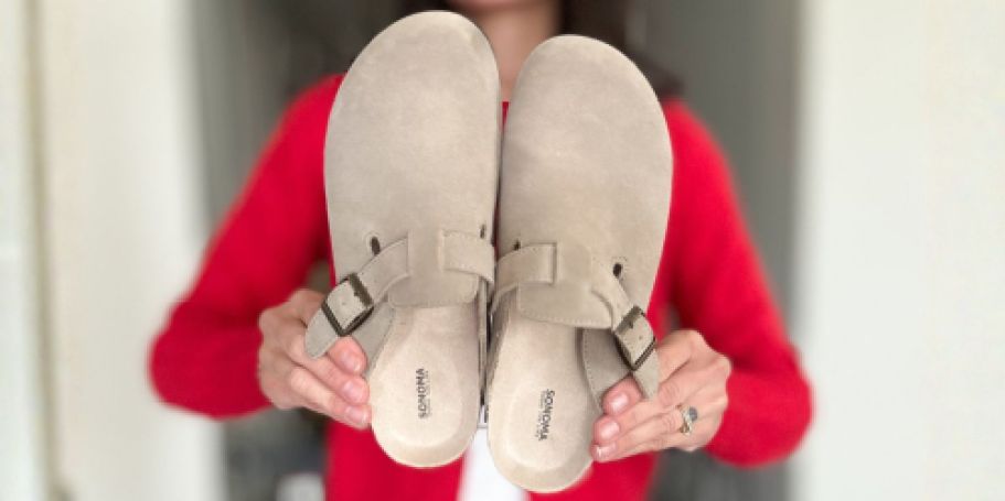 Get the Birkenstock Look for Less: Suede Clogs from $29.99 on Kohls.com