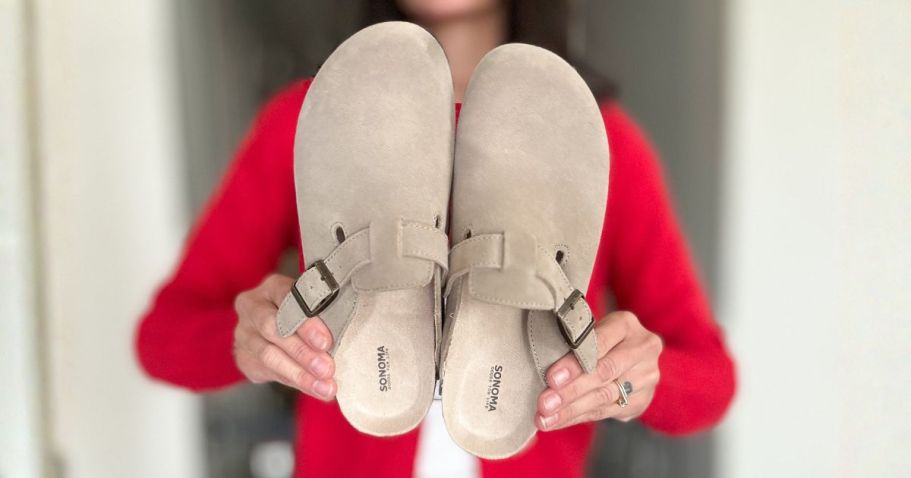 Get the Birkenstock Look for Less: Suede Clogs from $29.99 on Kohls.com
