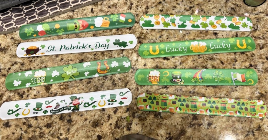 St. Patrick’s Day Slap Bracelets 36-Pack Only $4.79 on Amazon