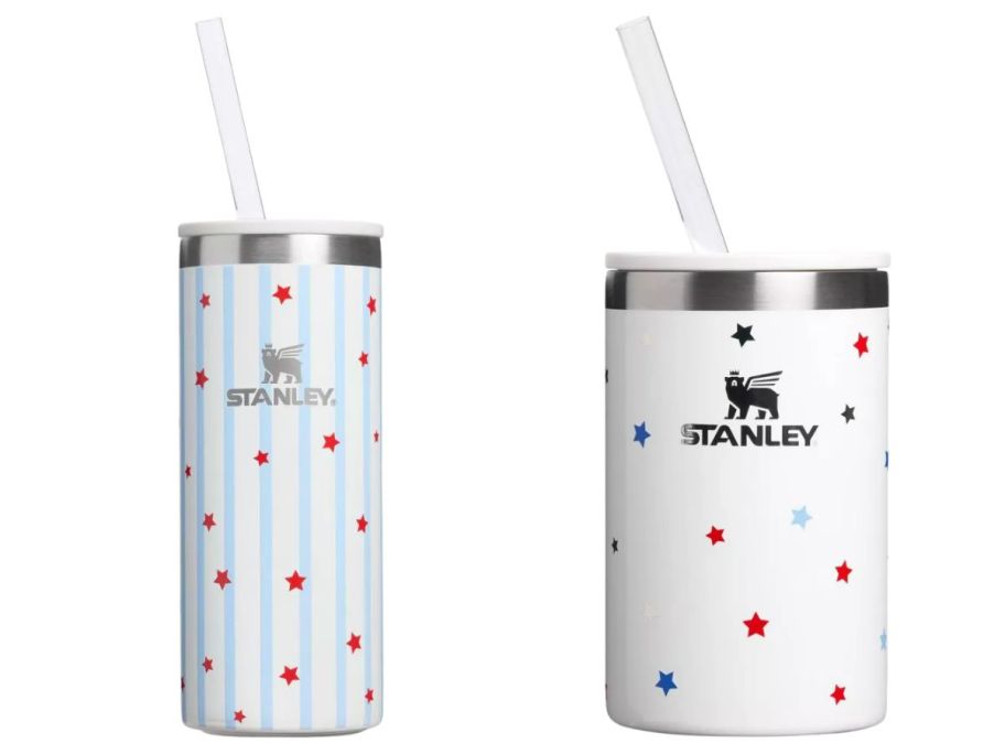 Stanley 10oz Slim Stainless Steel All-Occasions Can Chiller and Standard Stainless Steel Can Chiller