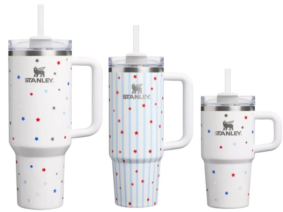 three Stanley 1913 Americana Tumblers
