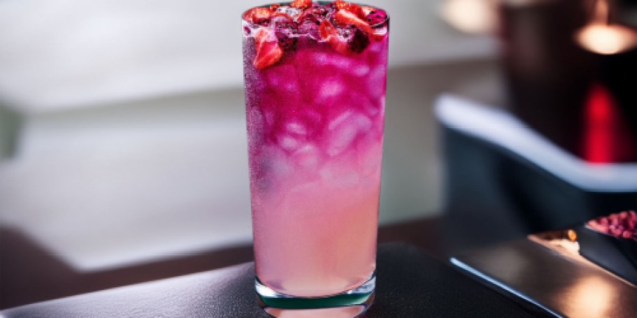 Starbucks Cannon Ball Refresher Available Now (+ New Matcha, Valentine’s & Protein Drinks)