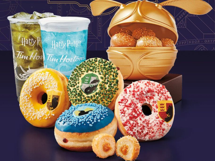 Harry Potter Donuts and Drinks from Tim Horton's