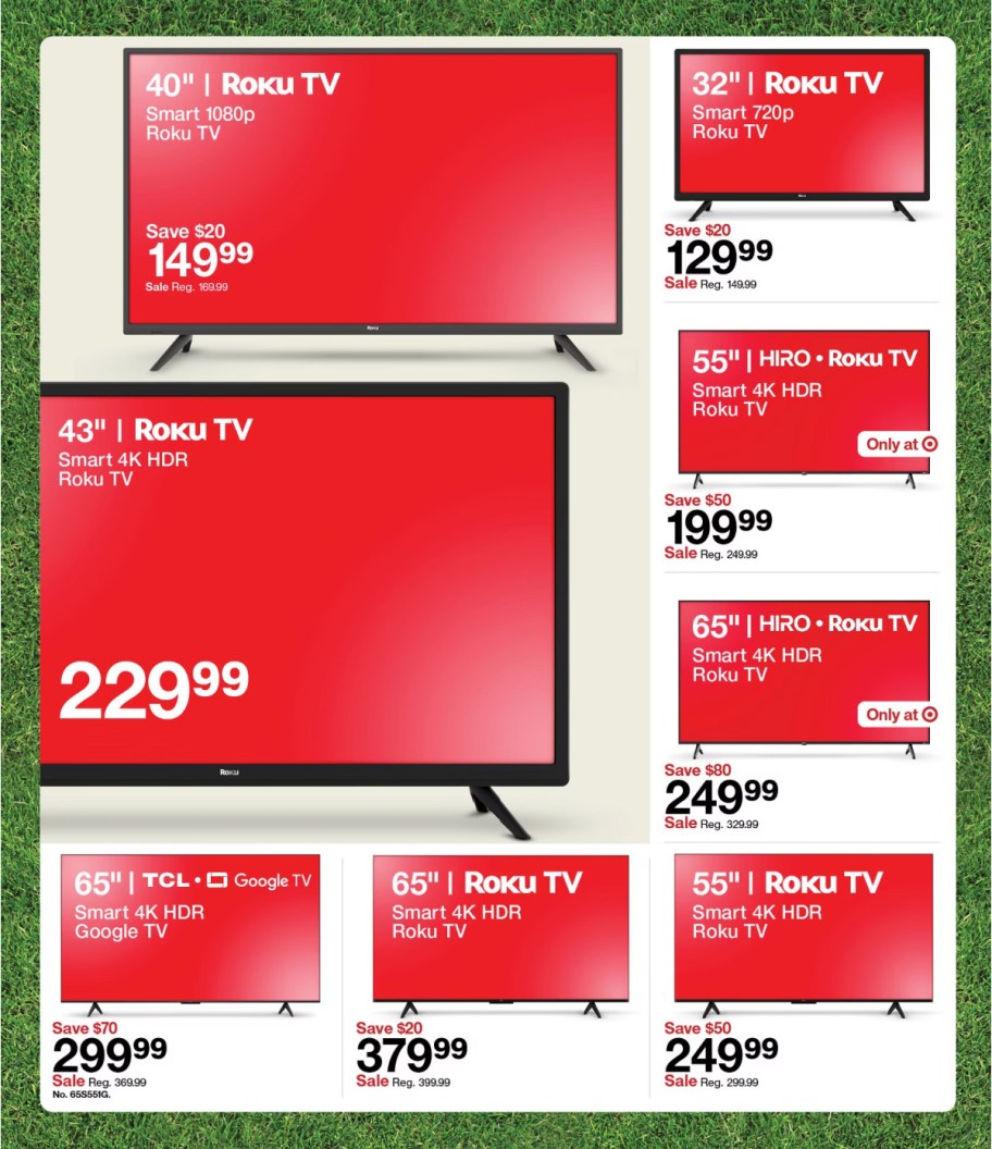 page from Target ad
