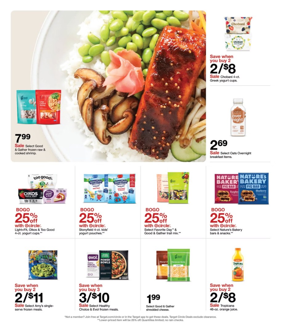 page from Target ad