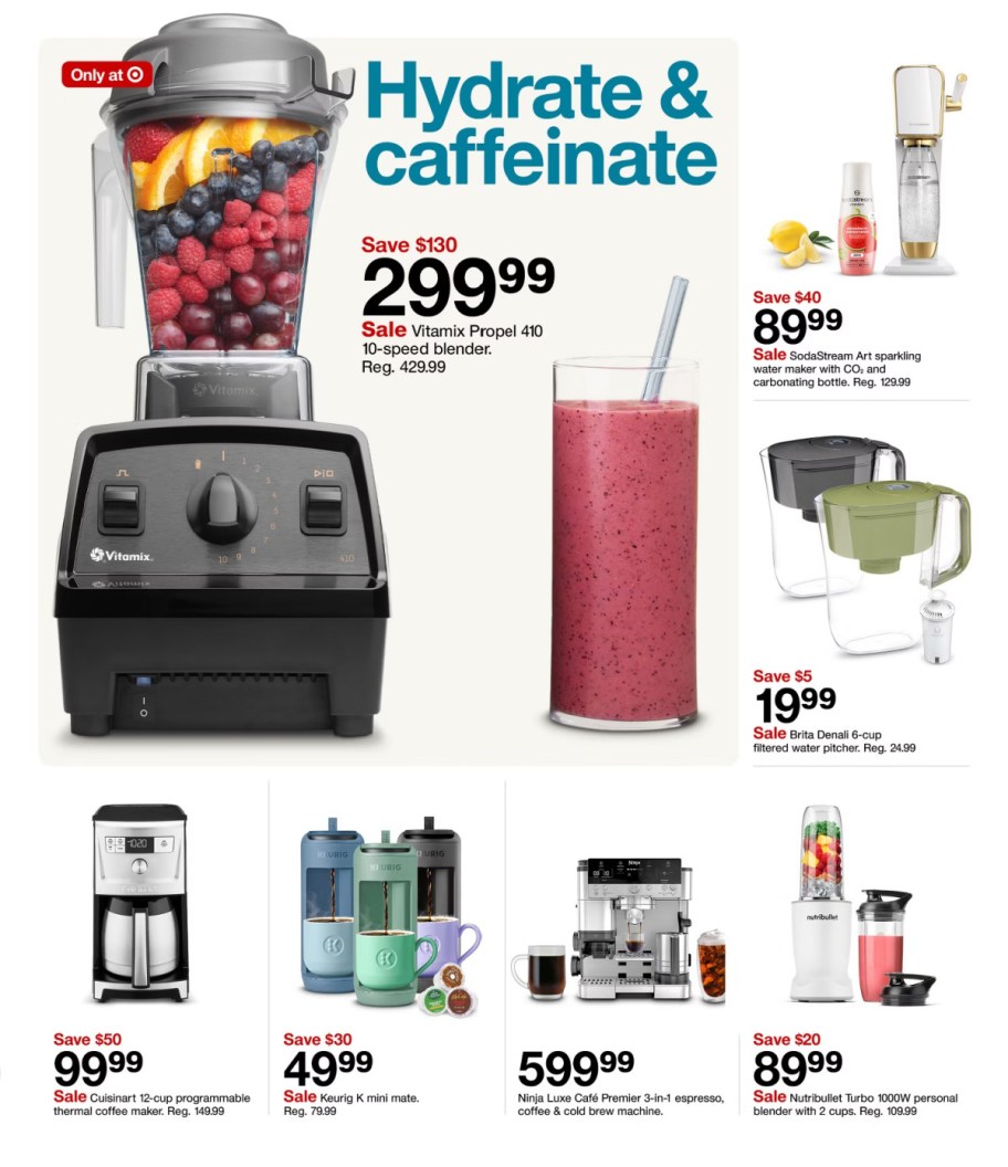 page from Target ad