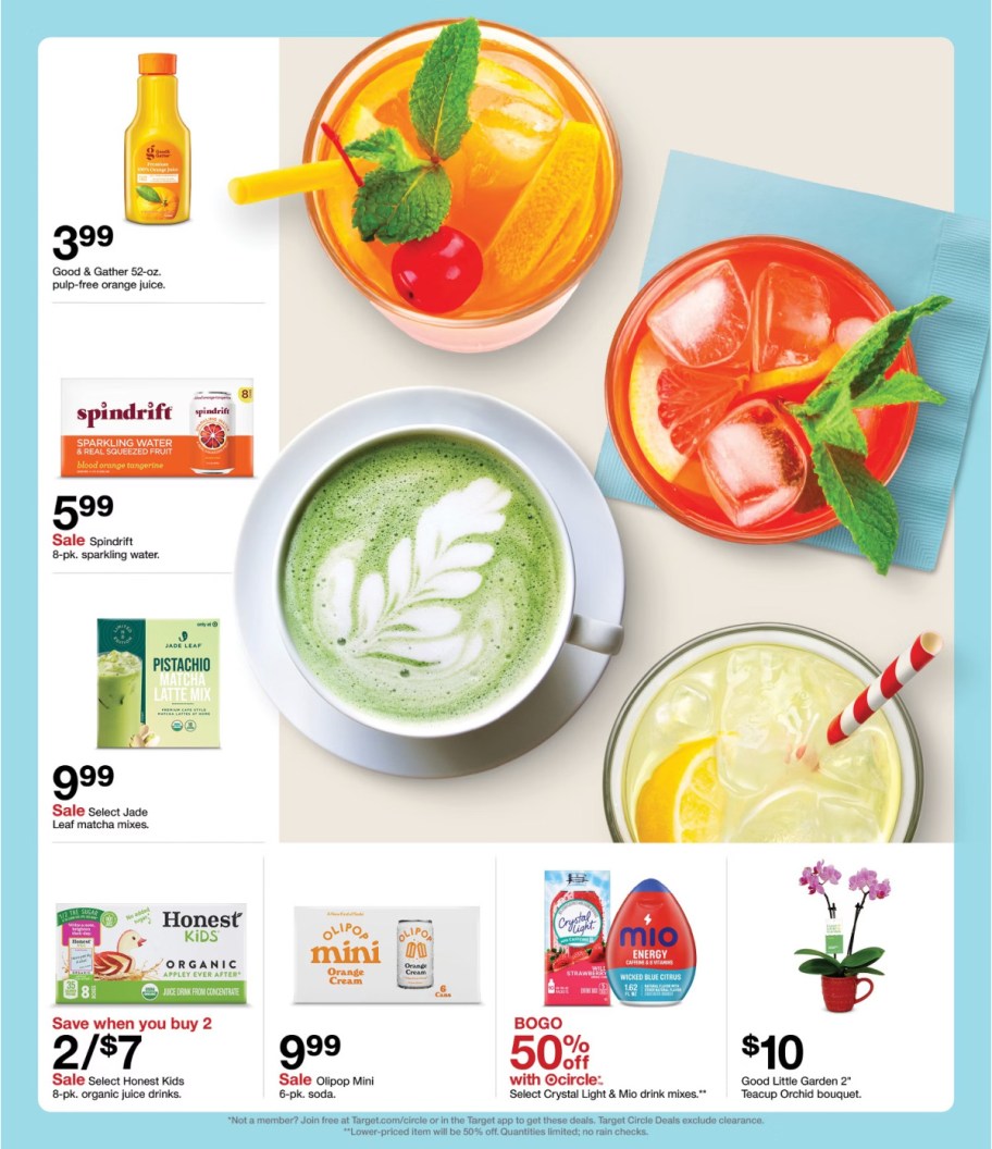 page from Target ad