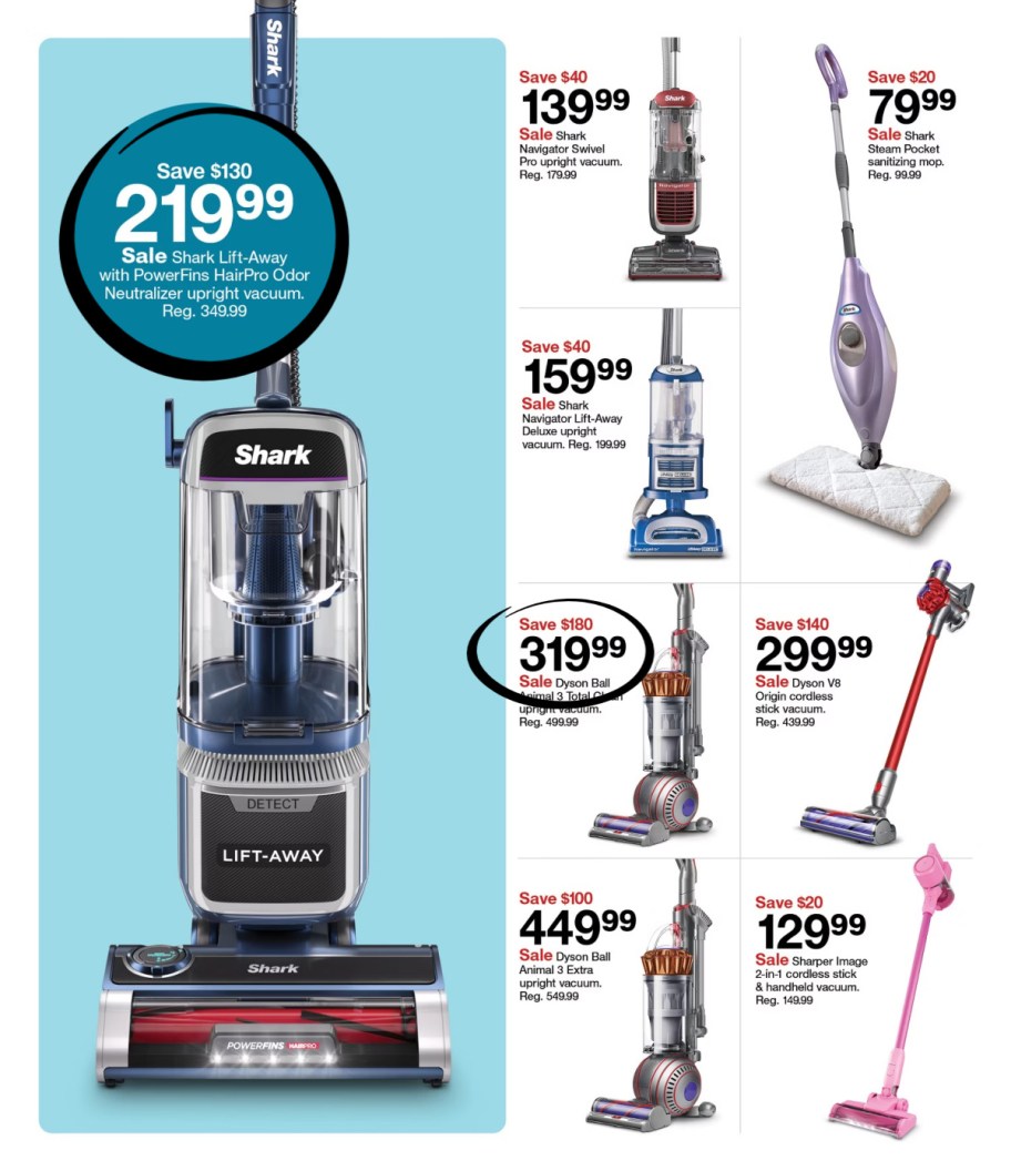 page from Target ad