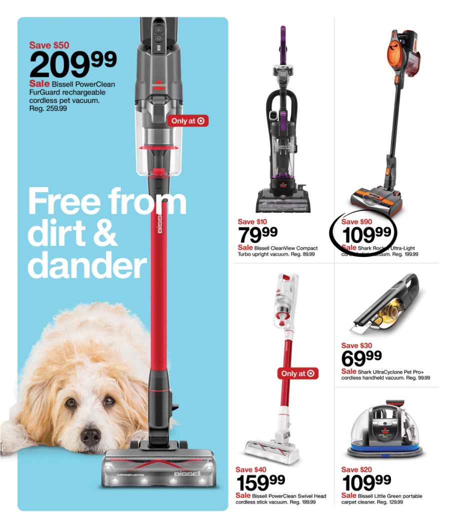 page from Target ad