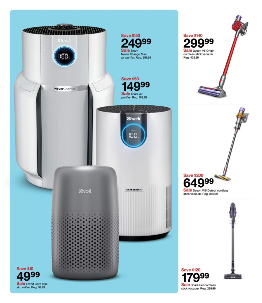 page from Target ad