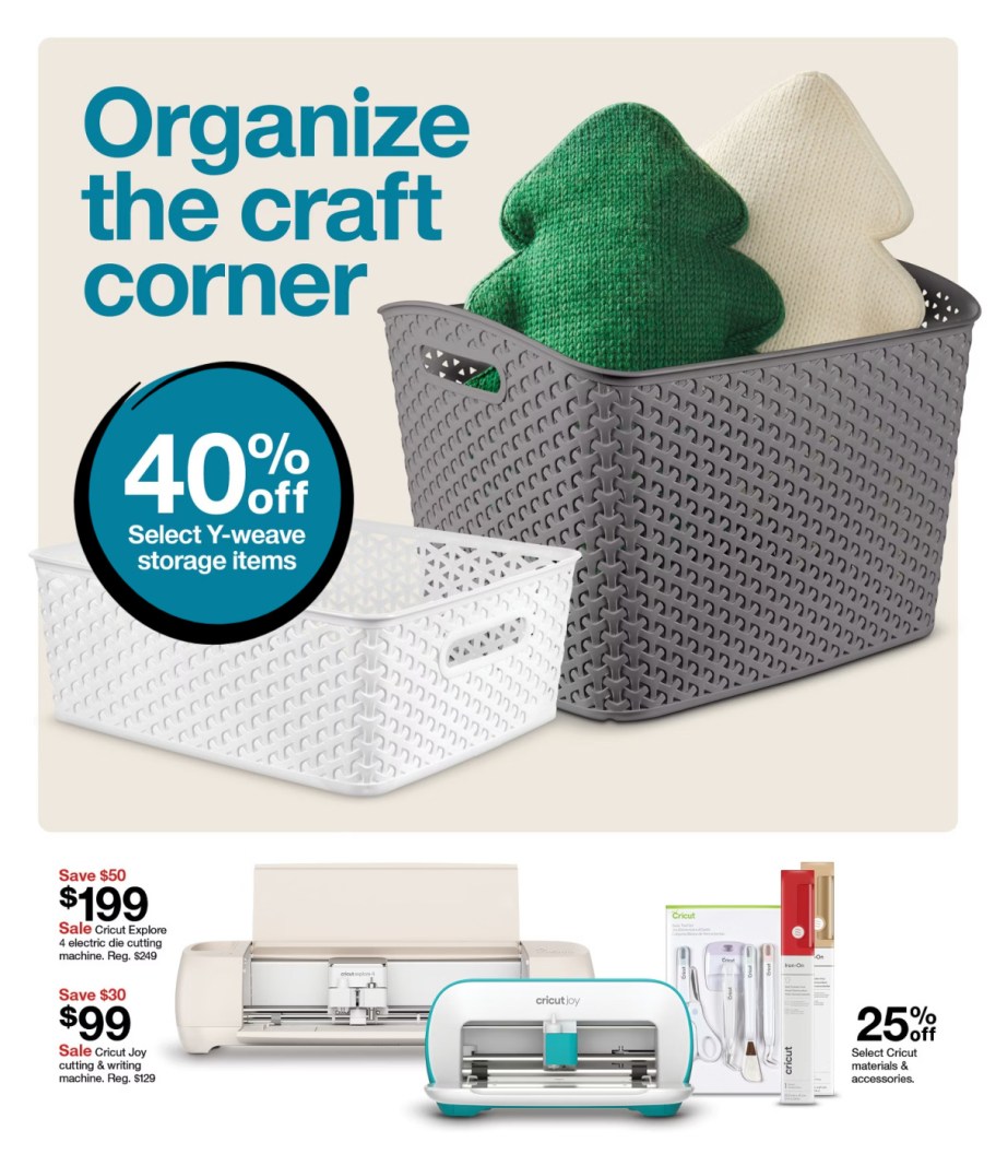 page from Target ad