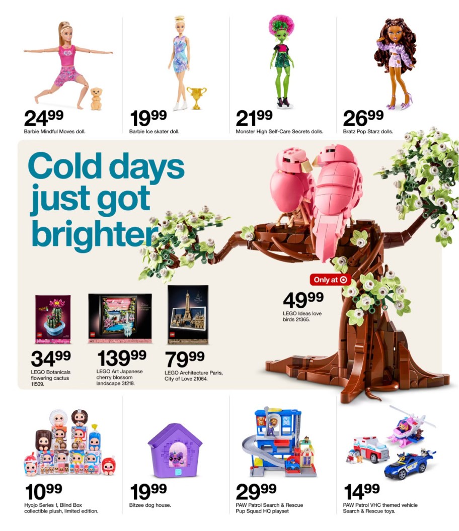 page from Target ad