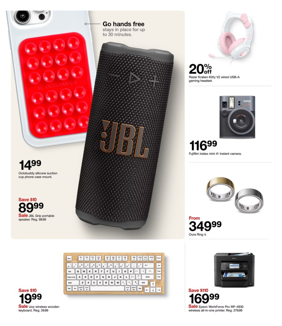 page from Target ad