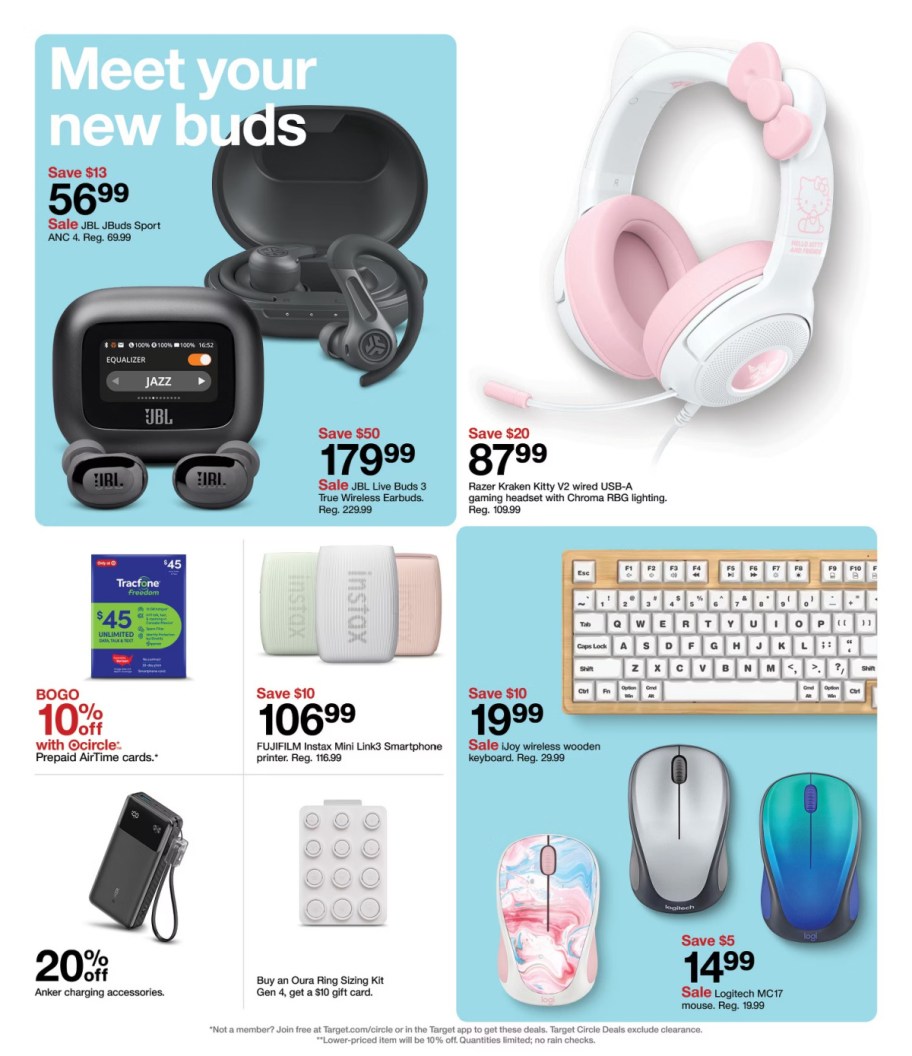 page from Target ad