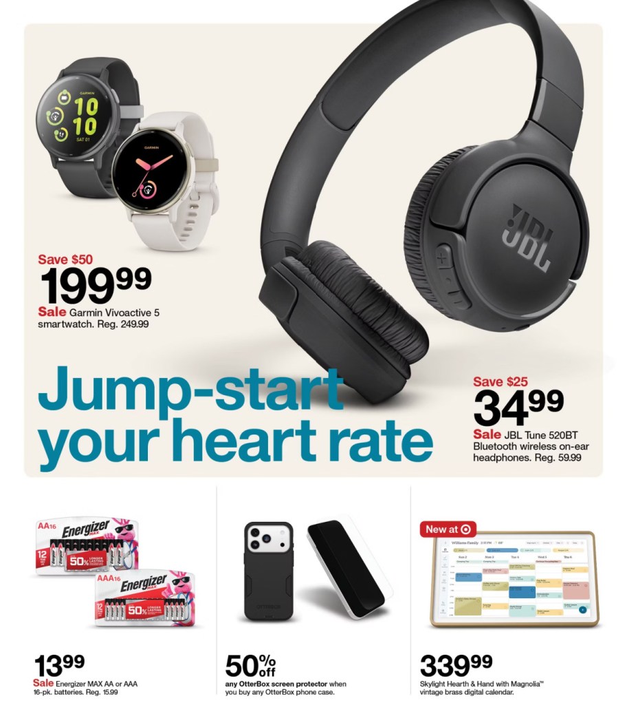 page from Target ad