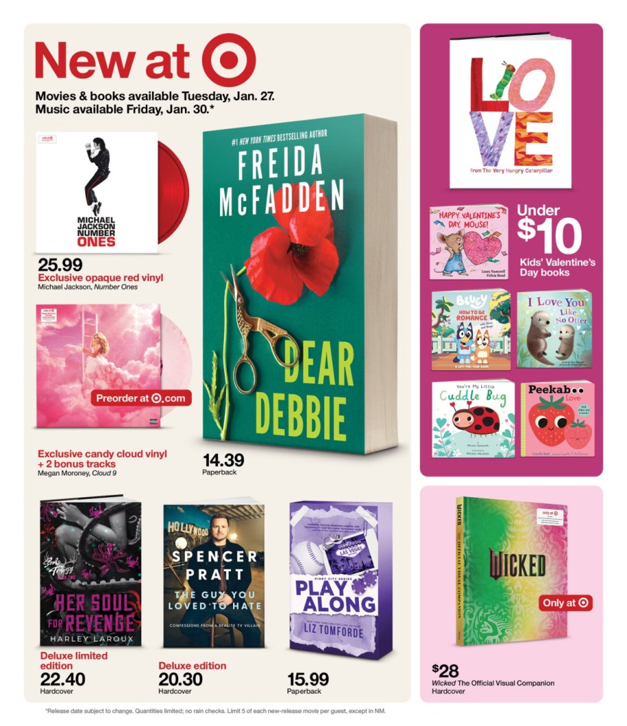 page from Target ad