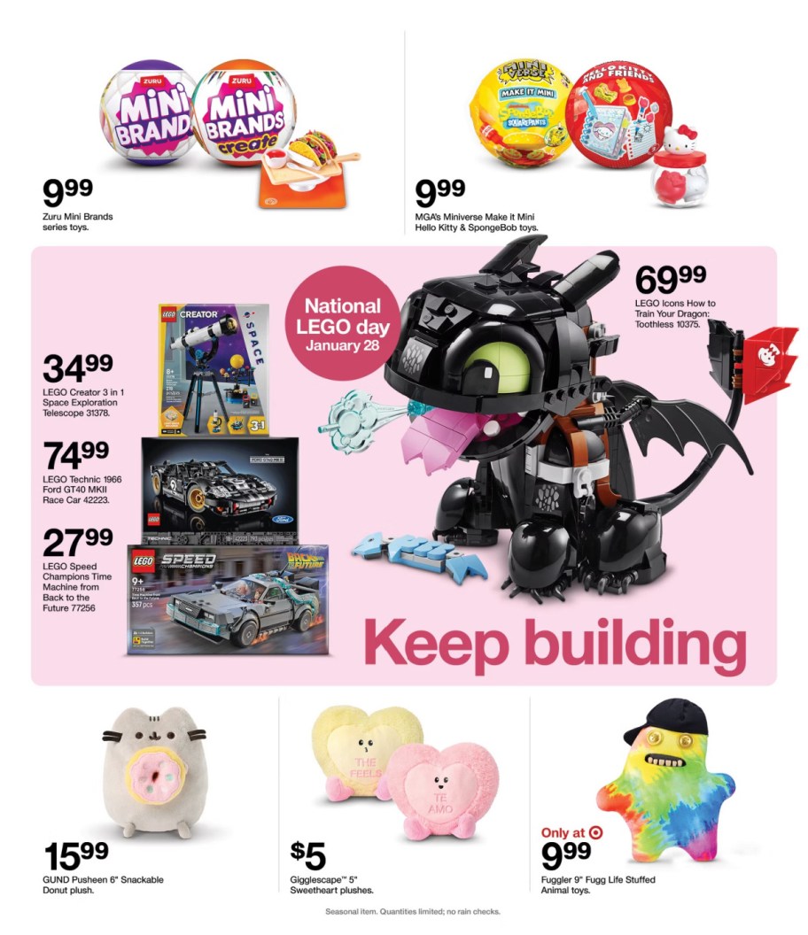 page from Target ad