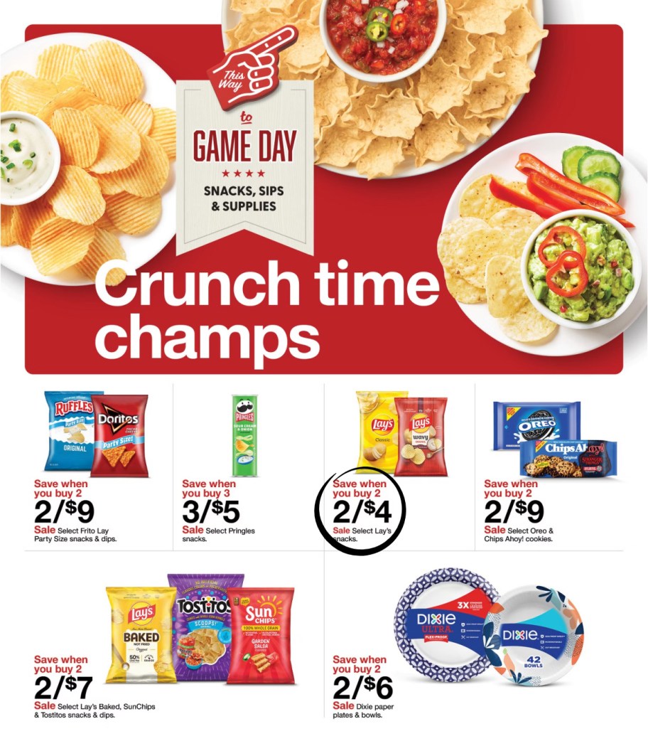 page from Target ad