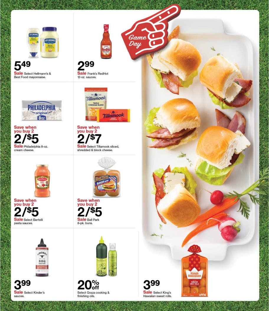 page from Target ad