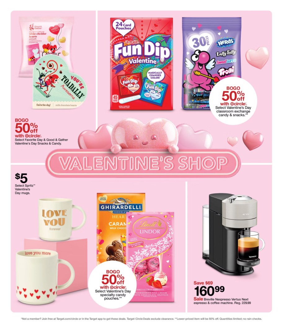 page from Target ad