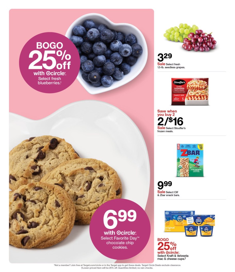 page from Target ad