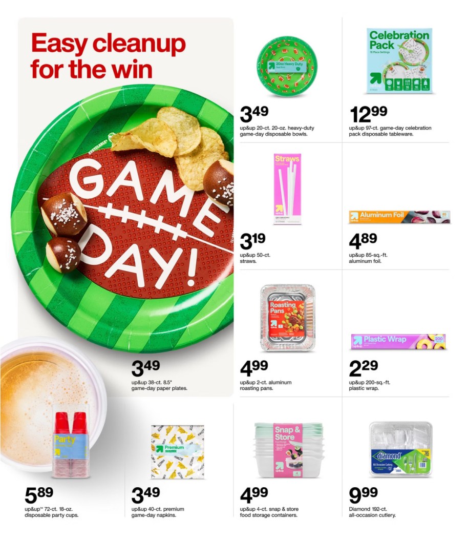 page from Target ad