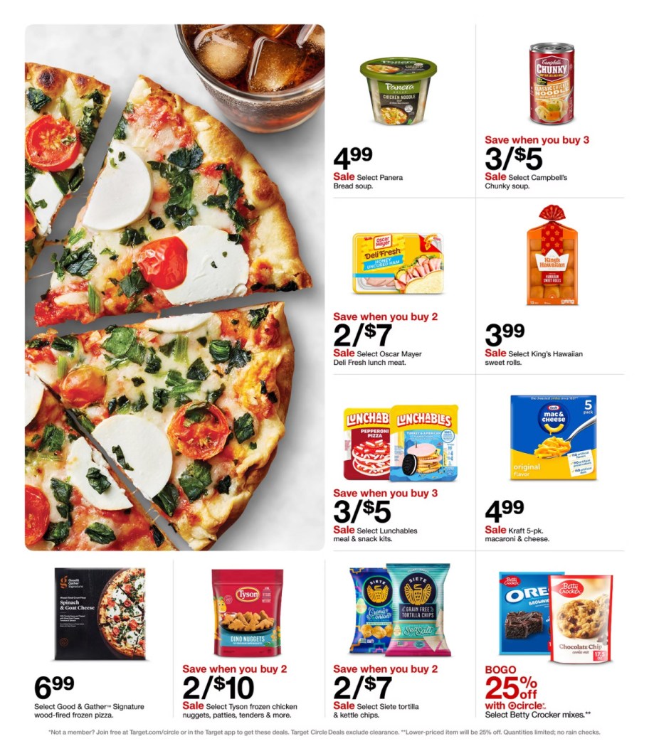 page from Target ad