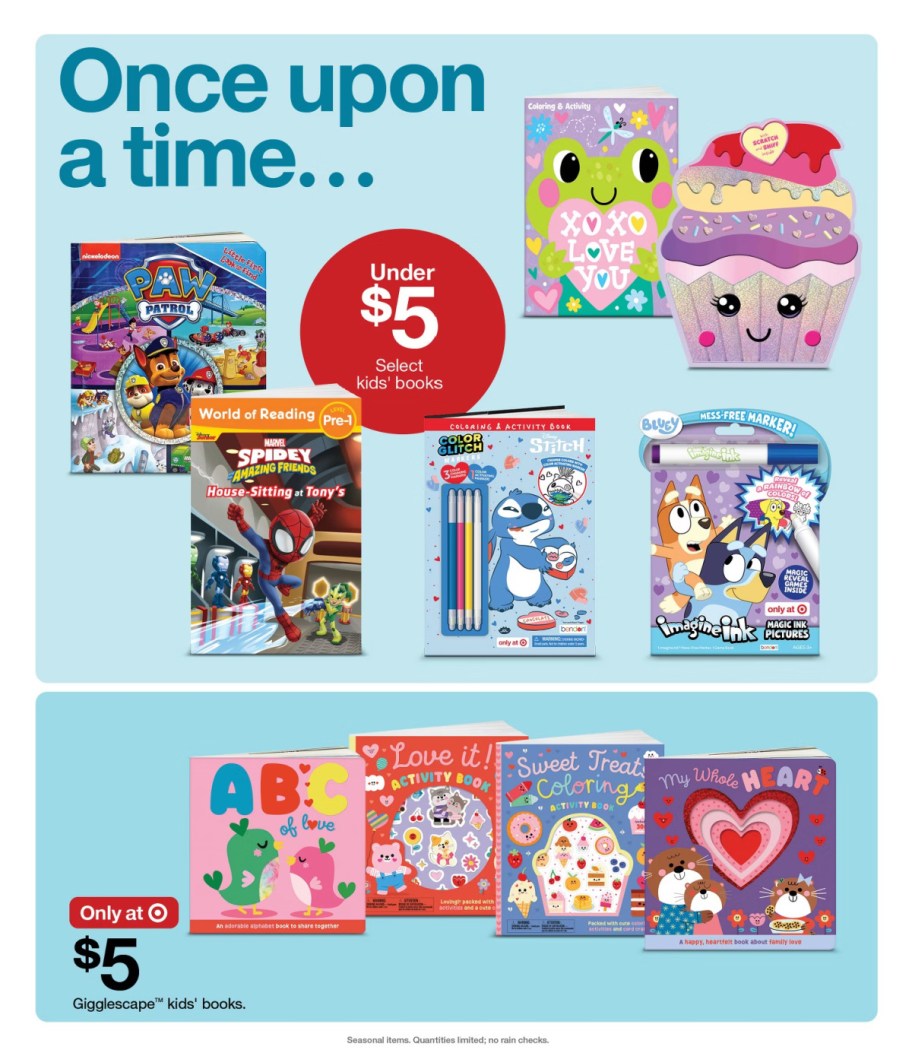 page from Target ad
