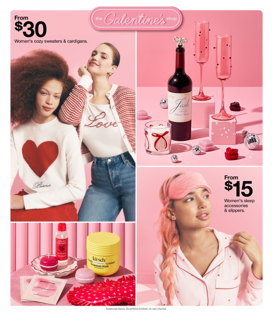 page from Target ad