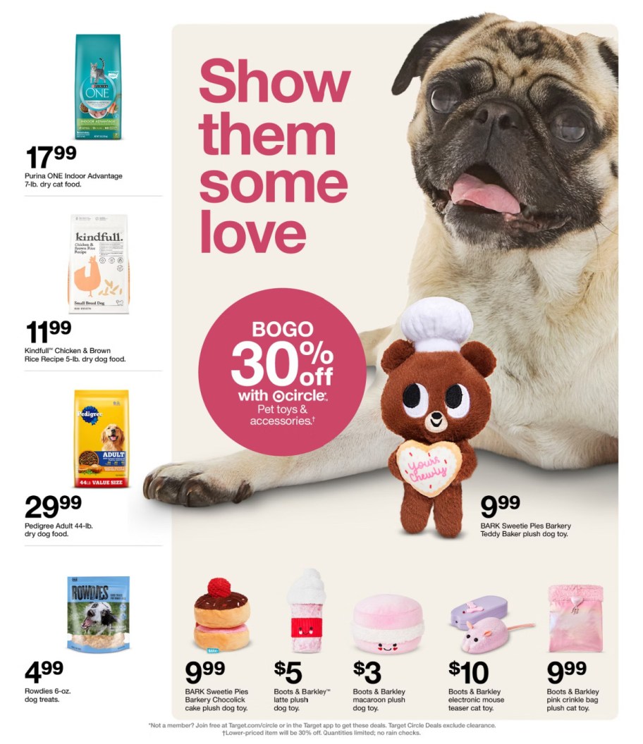 page from Target ad