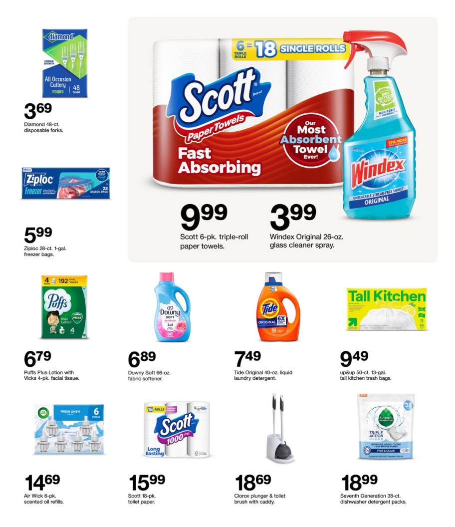 page from Target ad