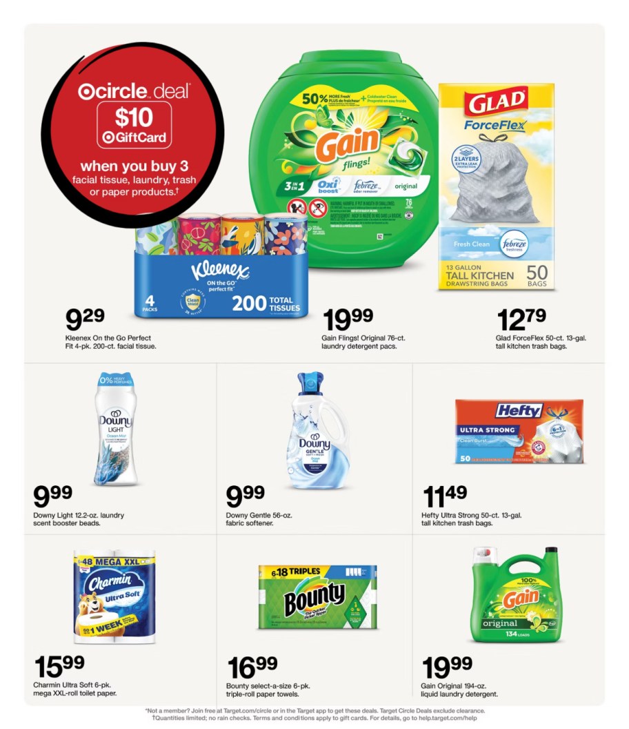 page from Target ad