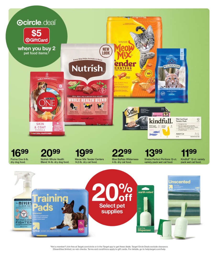 page from Target ad