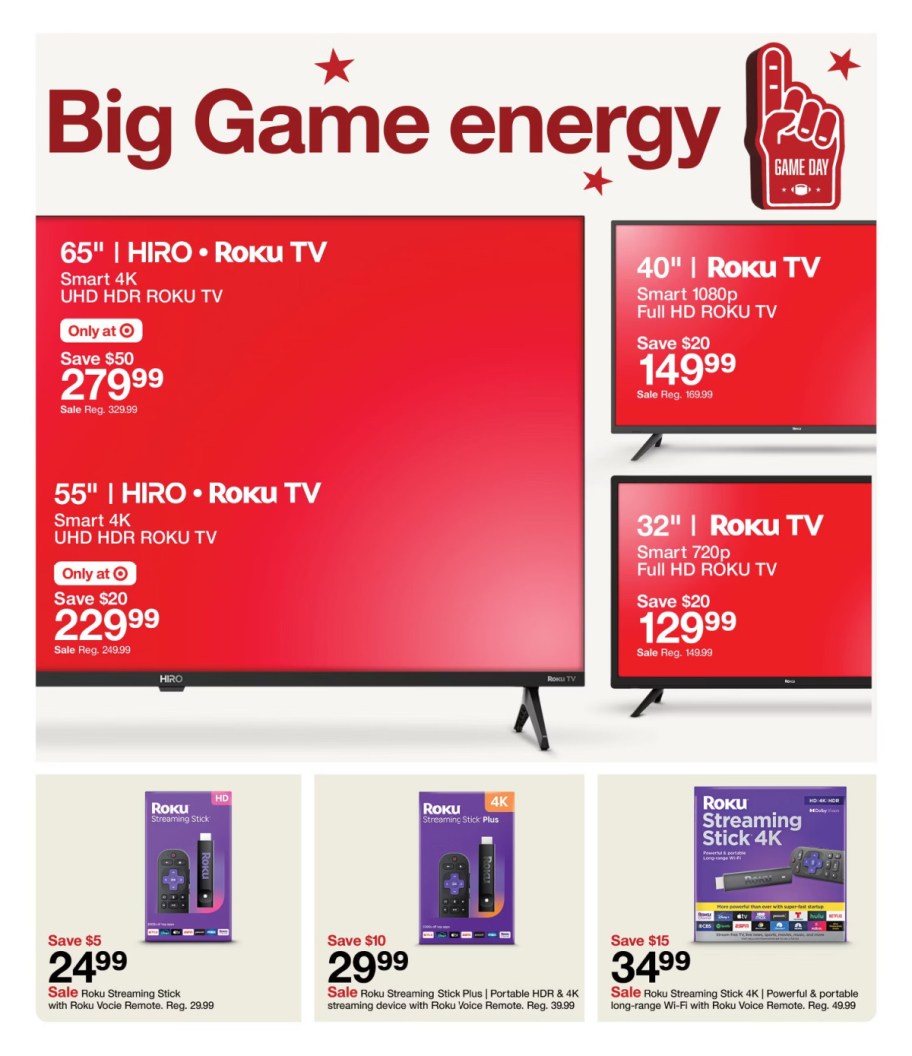 page from Target ad