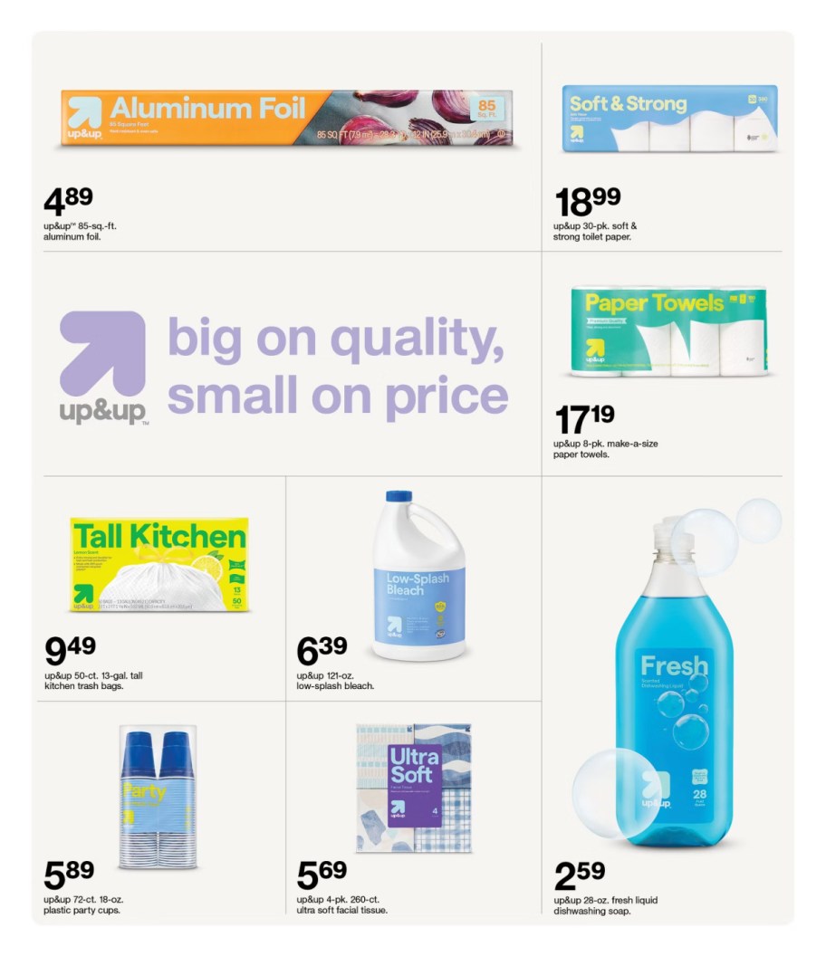 page from Target ad