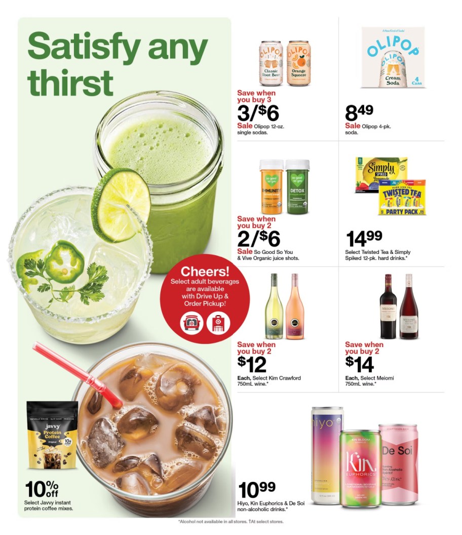 page from Target ad