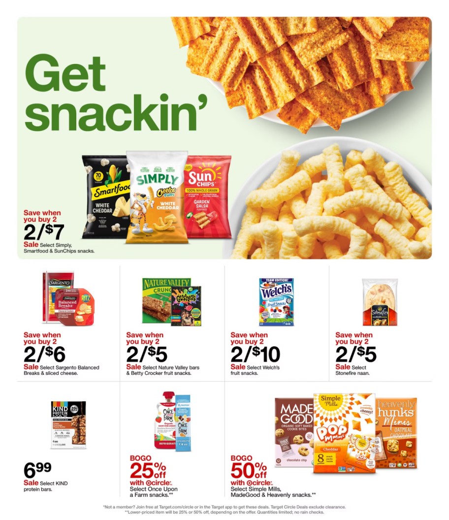 page from Target ad