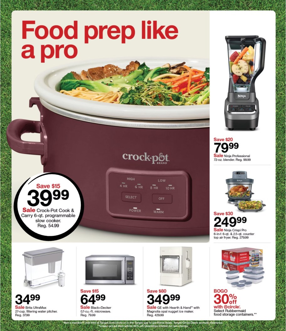 page from Target ad