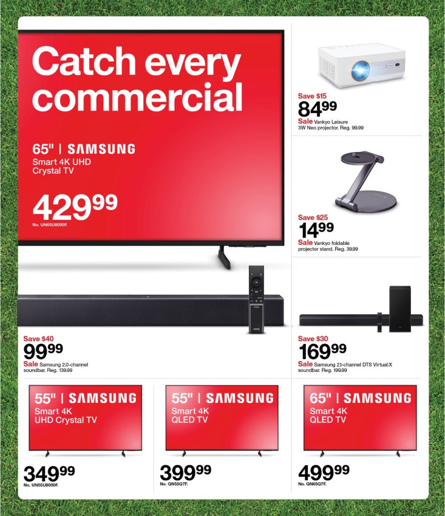 page from Target ad