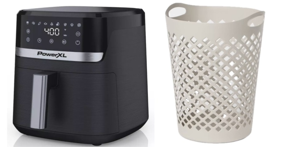 air fryer and laundry basket